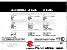 GS-850 shaftie GS850G